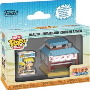 Funko Bitty POP! Town: Naruto Shippuden - Ichiraku Ramen - Sammelbare Vinylfigur - Geschenkidee - Offizielles Merchandise - Spielzeug für Kinder & Erwachsene - Modellfigur für Sammler