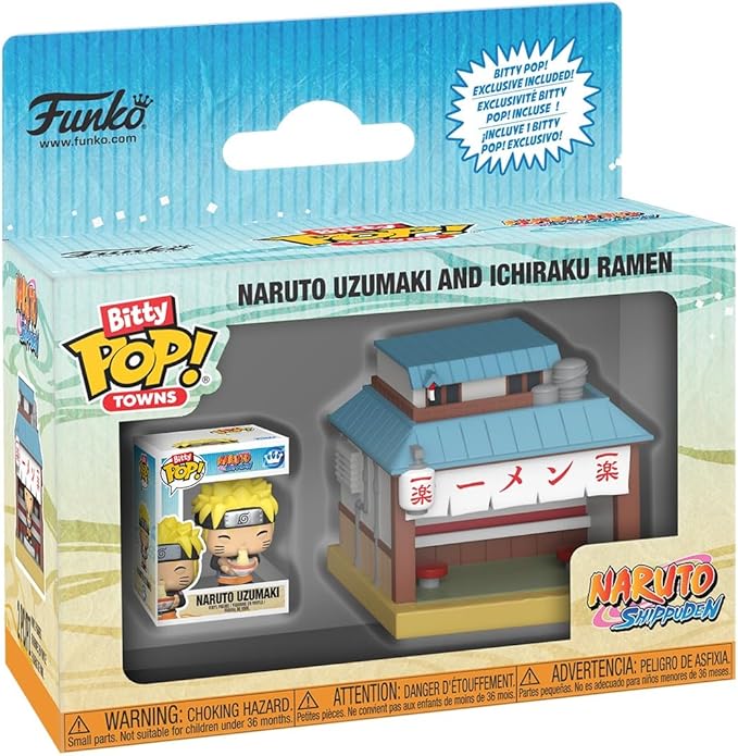 Funko Bitty POP! Town: Naruto Shippuden - Ichiraku Ramen - Sammelbare Vinylfigur - Geschenkidee - Offizielles Merchandise - Spielzeug für Kinder & Erwachsene - Modellfigur für Sammler